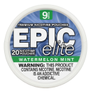 Epic Watermelon Mint 9mg nicotine pouches – watermelon mint flavor, 9mg strength, tobacco-free